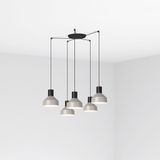 KOMBO GREY PENDANT LAMP ø200 1X E27 5L