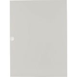 Flush mounted steel sheet door grey, for 24MU per row, 3 rows