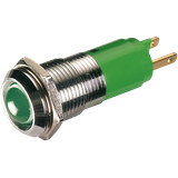 LED-INDICATOR GREEN LED 10mm - 24V DC - 20 mA - IP67