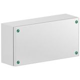 Metal industrial box plain door H200xW400xD120 IP66 IK10 RAL 7035