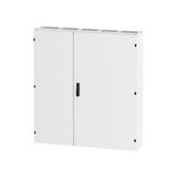 Wall-mounted enclosure EMC2 empty, IP55, protection class II, HxWxD=1400x1300x270mm, white (RAL 9016)