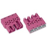 Plug 4-pole Cod. B pink