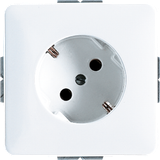 Schuko-socket 45° CD520-45NWW