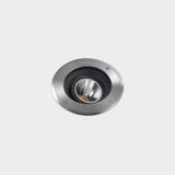 Recessed uplighting IP65-IP67 Gea Technopolymer ø125mm LED 6W LED warm-white 3000K ON-OFF AISI 316 stainless steel 568lm