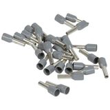 Ferrules Starfix - simples individuals - cross section 2.5 mm² - grey