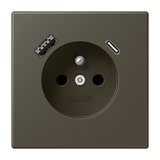 Socket Frz/Belg with USB charger LC32140 LC1520F-15CA241