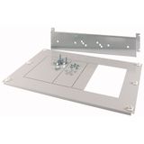 NH switch-disconnectors mounting unit, 250A, W=600mm, XNH1 3/4p, mounting on mounting plate