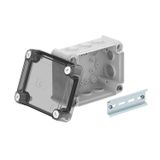 T 100 HD TR Junction box with high transparent cover 150x116x83