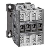 Contactor 3pole, 4kW, AC3, 10A, 230VAC + 1NC built in