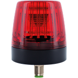 COMLIGHT56 LED RED STATUS LIGHT With 4 pole M12 bottom exit