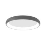 Triac Dimmable Sandy Gray Aluminium   & Acrylic  LED 50 Watt 230 Volt  2876Lm 3000K IP20  D: 61 H: 8.5 cm