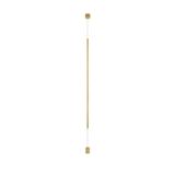 Brass Gold Aluminium LED 20 Watt 230 Volt 698Lm 3000K IP20 D: 7 H1: 120 H2: 300 cm Adjustable Height