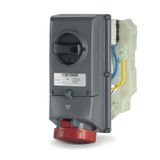 INTERLOCK.SOCKET 3P+E IP66/IP67 32A 10h