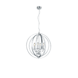 Candela chandelier 4xE14 brushed aluminium