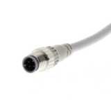 Sensor cable, M12 straight plug (male), 4-poles, A coded, PVC fire-ret