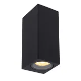 Lucide ZARO - Wall spotlight Outdoor - 2xGU10 - IP44 - Black