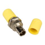 FO Coupler ST, Metal, Singlemode, zirconia, D-hole, ECO