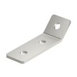 Mounting bracket, 45° with 3 holes A2