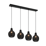 Sprout pendant 4-pc E14 black