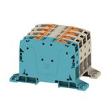 Feed-through terminal block, PUSH IN, 50 mm², 1000 V, 150 A, Number of