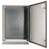Wall enclosure with mounting plate, HxWxD=800x600x300mm