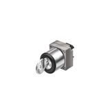 22MM ROUND METAL ACTUATOR: RONIS LOCK WITH 2 KEYS MAINTAINED CONTACT 2 SWITCH POSITIONS O-I LOCK  3SB3500-4AD11