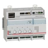 BUS DIN rail actuator - N/O contact - relay with 4x6 outputs - 6 DIN mod.