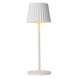 Lucide JUSTINE - Table lamp Outdoor - LED Dim. - 1x2W 2700K - IP54 - White