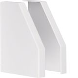 endcap pair overlapping for spreader box trunking 190x150mm pure white