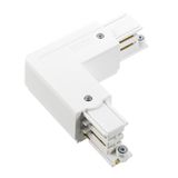 Corner piece Power connection, L-shape, whi