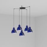 VENICE PENDANT COBALT WHUE ø160 1x E27 5L