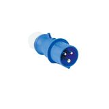 CEE Connector 230V/32A/3pole/6h, with selfclosing lid
