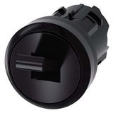 Toggle switch, 22 mm, round, plastic, black, 2 switch positions ...3SU1000-3EC10-0AA0-Z X90