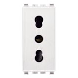 2P+E 16A P17/11 outlet white