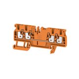 Feed-through terminal block, PUSH IN, 2.5 mm², 800 V, 24 A, Number of 
