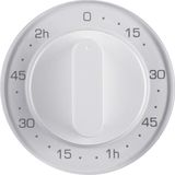 Centre plate for mechanical timer, R.1/R.3, p. white glossy