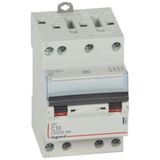 Circuit breaker DX³4500 6kA high inlet and low outlet via screw terminal - four-pole 400V~ 10A curve C - 3 modules