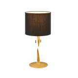Nandor table lamp E27 + LED black/gold