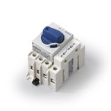 Load break switch rotary 3 x 40A + switched neutral