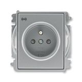 5589E-A02357 36 Socket outlet with earthing pin, shuttered, with surge protection