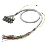 PLC-wire, Digital signals, 32-pole, Cable LiYCY, 1 m, 0.50 mm²