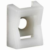 Base - for Colring cable ties max. width 9 mm - screw mounting
