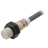 Proximity sensor, plastic body, inductive, M12, shielded, 2 mm, AC, 2-