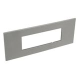 Italian / US standard plate Arteor square version 6 modules - magnesium