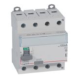 RCD DX³-ID - 4P - 400 V~ neutral right hand side - 80 A - 100 mA - AC type