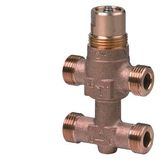 VMP45.15-2.5 - 3-port seat valve with bypass, external thread, PN16, DN15, kvs 2.5