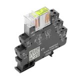 Relay module, 24 V UC ±10 %, Green LED, Rectifier, 2 CO contacts forci