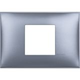CLASSIA - cover plate 2P centered blue metal