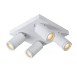 TAYLOR Ceiling Spotlight 4x GU10/5W IP44 DTW  Whit