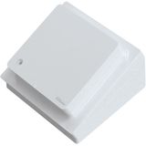 Wireless CO2 desktop sensor temperature+­humidity sensor and signal, pure white glossy